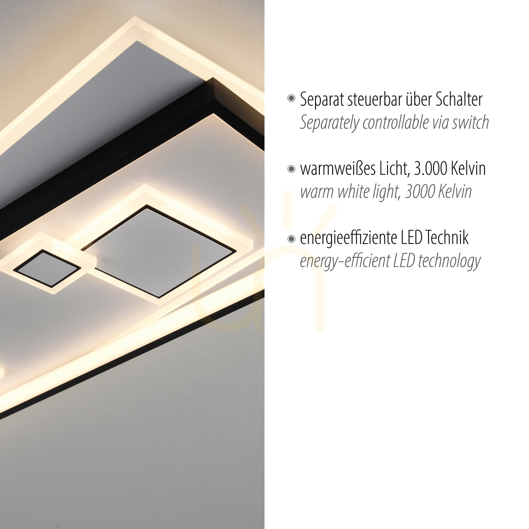 Wyświetl Plafon MAILAK 6391-16 Czarny 8xLED Plafon MAILAK 6391-16 Czarny 8xLED