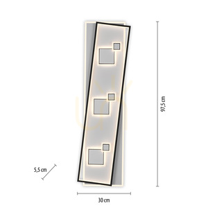 Plafon MAILAK 6391-16 Czarny 8xLED 8 Plafon MAILAK 6391-16 Czarny 8xLED small 8