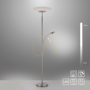 Lampa Podłogowa ALFRED 655-55 Srebrny 2xLED small 11