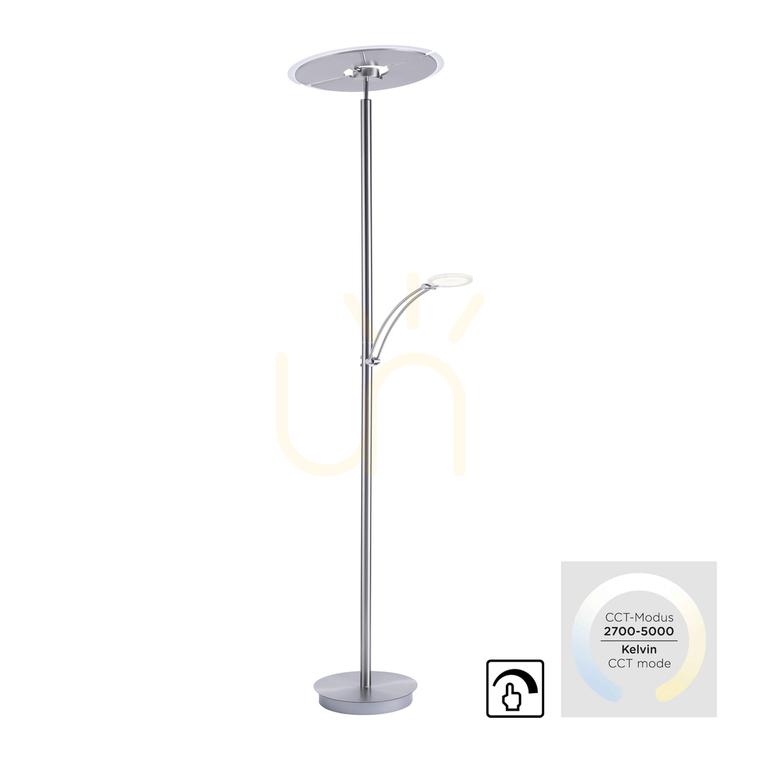Zobacz Lampa Podłogowa ARTUR 673-55 Srebrny 3xLED Lampa Podłogowa ARTUR 673-55 Srebrny 3xLED
