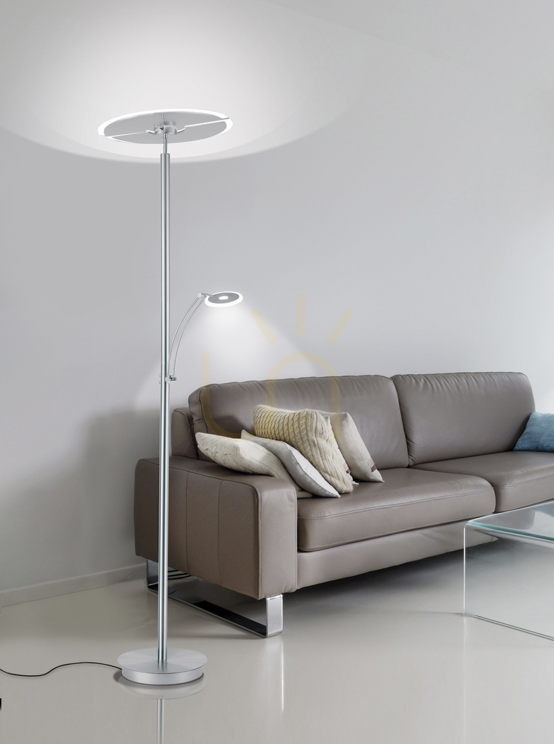Obejrzyj Lampa Podłogowa ARTUR 673-55 Srebrny 3xLED Lampa Podłogowa ARTUR 673-55 Srebrny 3xLED