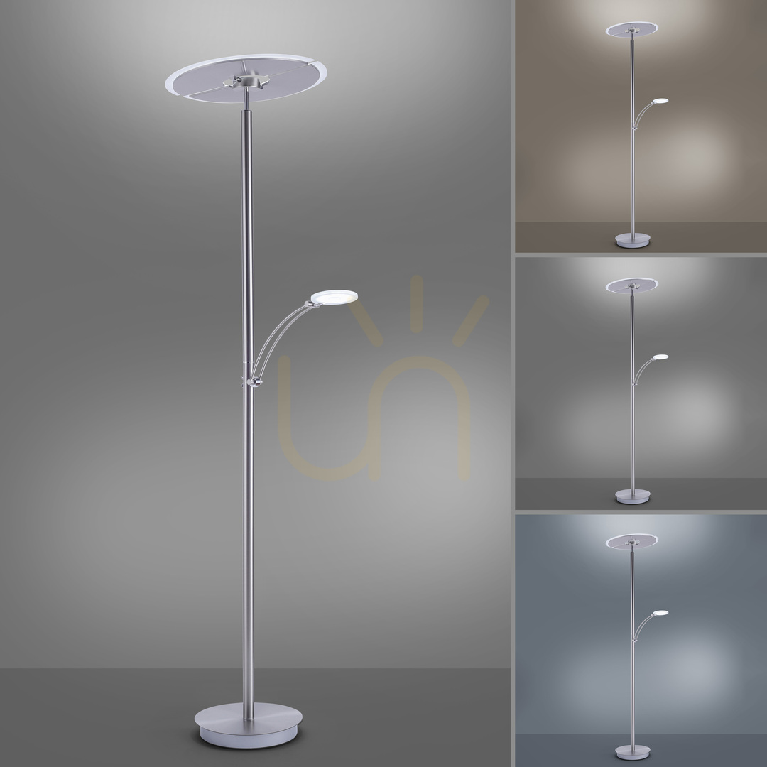 Pokaż Lampa Podłogowa ARTUR 673-55 Srebrny 3xLED Lampa Podłogowa ARTUR 673-55 Srebrny 3xLED