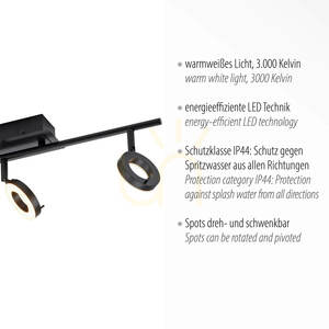 Lampa sufitowa SILEDA 6785-13 antracytowa 3xLED Paul Neuhaus small 3