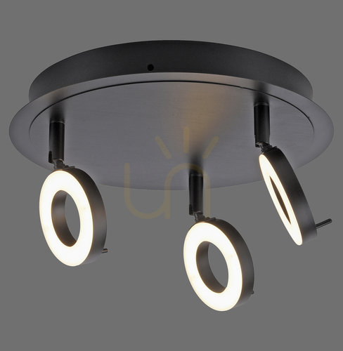 Sprawdź Plafon SILEDA 6788-13 Antracyt 3xLED