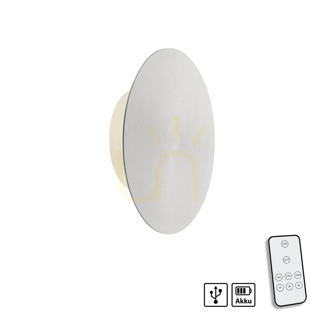 Zobacz Kinkiet AKKU-PUNTUA 8152-95 Srebrny 1xLED Kinkiet AKKU-PUNTUA 8152-95 Srebrny 1xLED