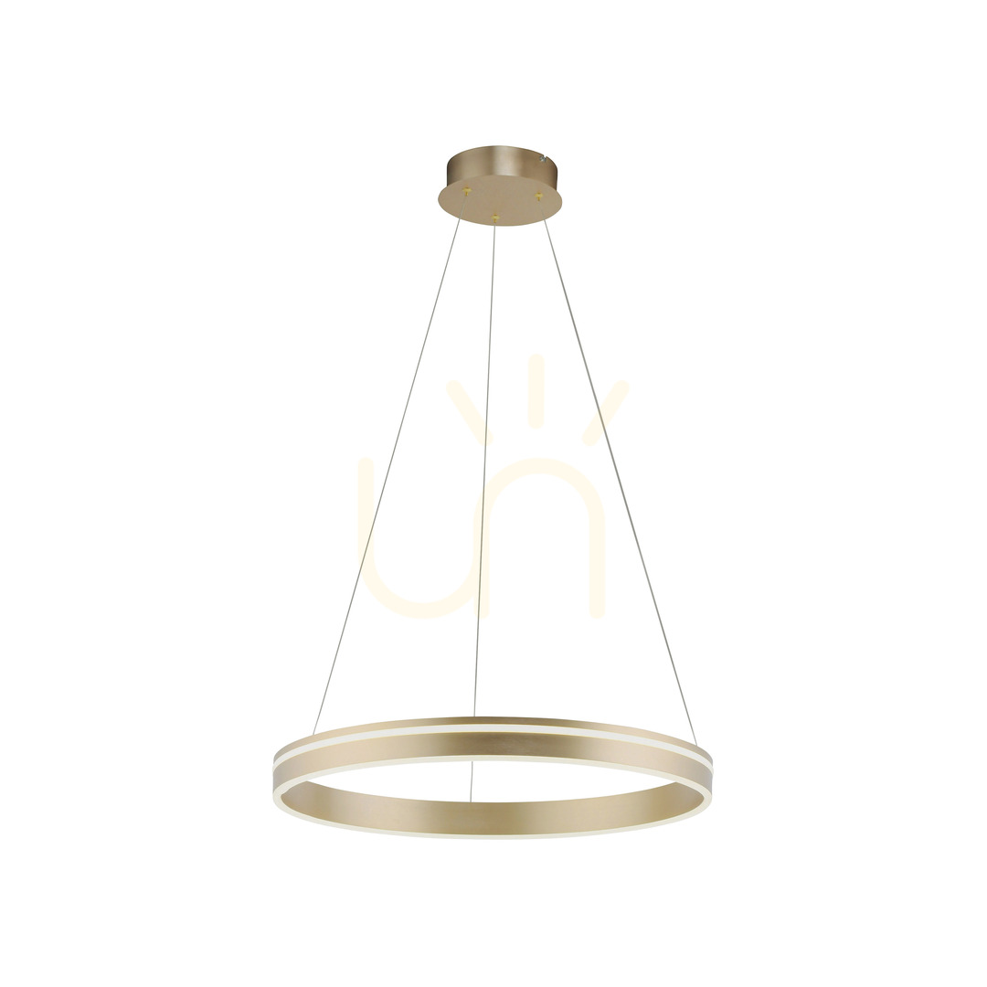 Zobacz Lampa wisząca LED Paul Neuhaus Q-VITO 8411-60, matowy mosiądz, Ø 59 cm Lampa wisząca LED Paul Neuhaus Q-VITO 8411-60, matowy mosiądz, Ø 59 cm