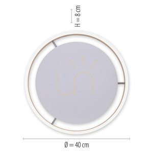 Plafon Q-VITO 8414-60 Brązowy 1xLED small 7