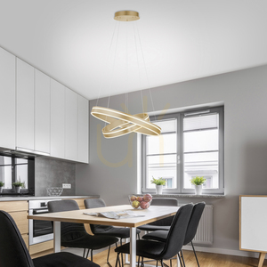 Lampa wisząca LED Paul Neuhaus Q-VITO 8420-60, matowy mosiądz, 59 cm small 9