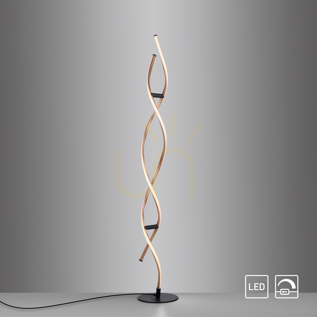 Sprawdź Lampa Podłogowa POLINA 9140-18 Złoty 1xLED Lampa Podłogowa POLINA 9140-18 Złoty 1xLED