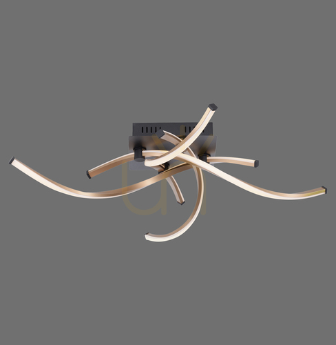 Sprawdź Plafon POLINA 9144-18 Czarny 4xLED