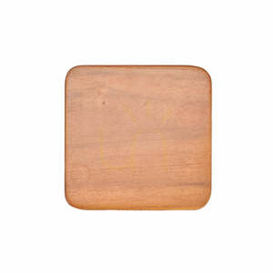 Podstawka materiałowa z mahoń BAZAR BIZAR 10x10 cm small 0