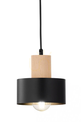 Sprawdź Lampa wisząca Sigma RIF WOOD 1 S czarny drewno naturalne 41863