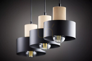 Lampa wisząca Sigma RIF WOOD 3 czarna drewno naturalne 41867 5 Lampa wisząca Sigma RIF WOOD 3 czarna drewno naturalne 41867 small 5