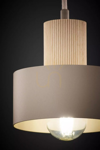Lampa wisząca Sigma RIF WOOD 1 S beż/drewno naturalne 15 cm SKU 41868 4 Lampa wisząca Sigma RIF WOOD 1 S beż/drewno naturalne 15 cm SKU 41868 small 4