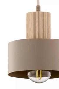 Lampa wisząca Sigma RIF WOOD 1 S beż/drewno naturalne 15 cm SKU 41868 5 Lampa wisząca Sigma RIF WOOD 1 S beż/drewno naturalne 15 cm SKU 41868 small 5