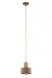 Lampa wisząca Sigma RIF WOOD 1 S beż/drewno naturalne 15 cm SKU 41868 0 Lampa wisząca Sigma RIF WOOD 1 S beż/drewno naturalne 15 cm SKU 41868 small 0