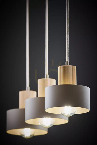 Sprawdź Lampa wisząca Sigma RIF WOOD 3 ciepły beż drewno naturalne 41872