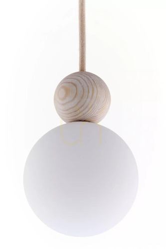 Sprawdź Lampa wisząca Sigma Rona 1 bielone drewno beżowa 41673