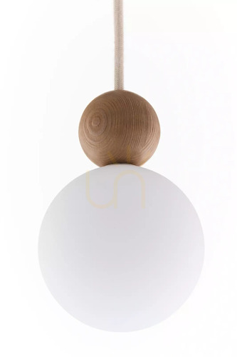 Sprawdź Lampa wisząca Sigma RONA 1 drewno jasny brąz 15 cm 41674
