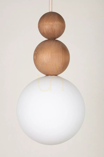 Sprawdź Lampa wisząca Sigma Rona 2 drewniana jasny brąz 15 cm SKU 41679