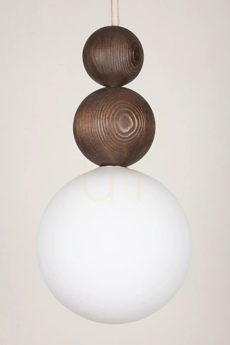 Sprawdź Lampa wisząca Sigma Rona 2 drewniana brązowa 15 cm 41681