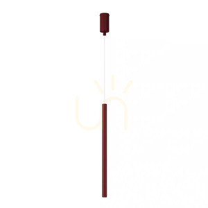 Lampa wisząca Sigma Sopel 1 bordowa stalowa 41827 small 0