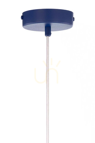 Sprawdź Lampa wisząca Sigma Vitrum granatowa stalowa 26 cm 41595