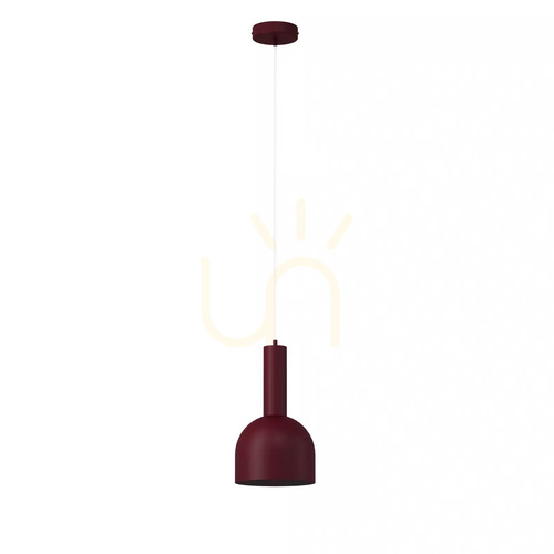 Sprawdź Lampa wisząca Sigma Vitrum bordowa 17 cm 41600