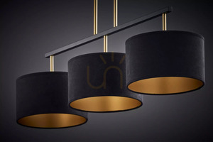 Lampa wisząca Sigma MARII 3 czarna złota 41836 small 1