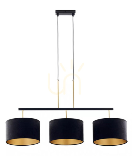 Sprawdź Lampa wisząca Sigma MARII 3 czarna złota 41836