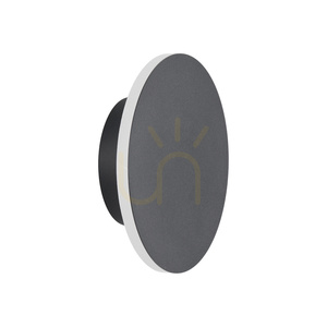Lampa ścienna DISCO LED czarna 23 cm small 3