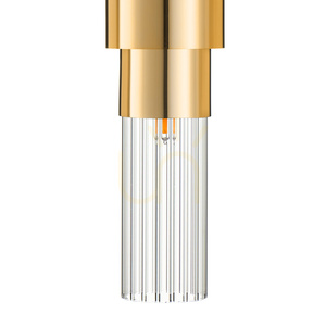 Lampa ścienna CANDELA złota 31 cm small 10