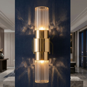 Lampa ścienna CANDELA złota 31 cm small 3