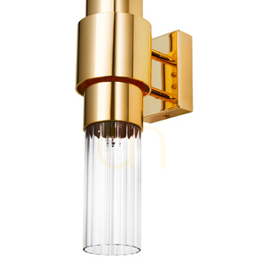 Lampa ścienna CANDELA złota 31 cm small 6