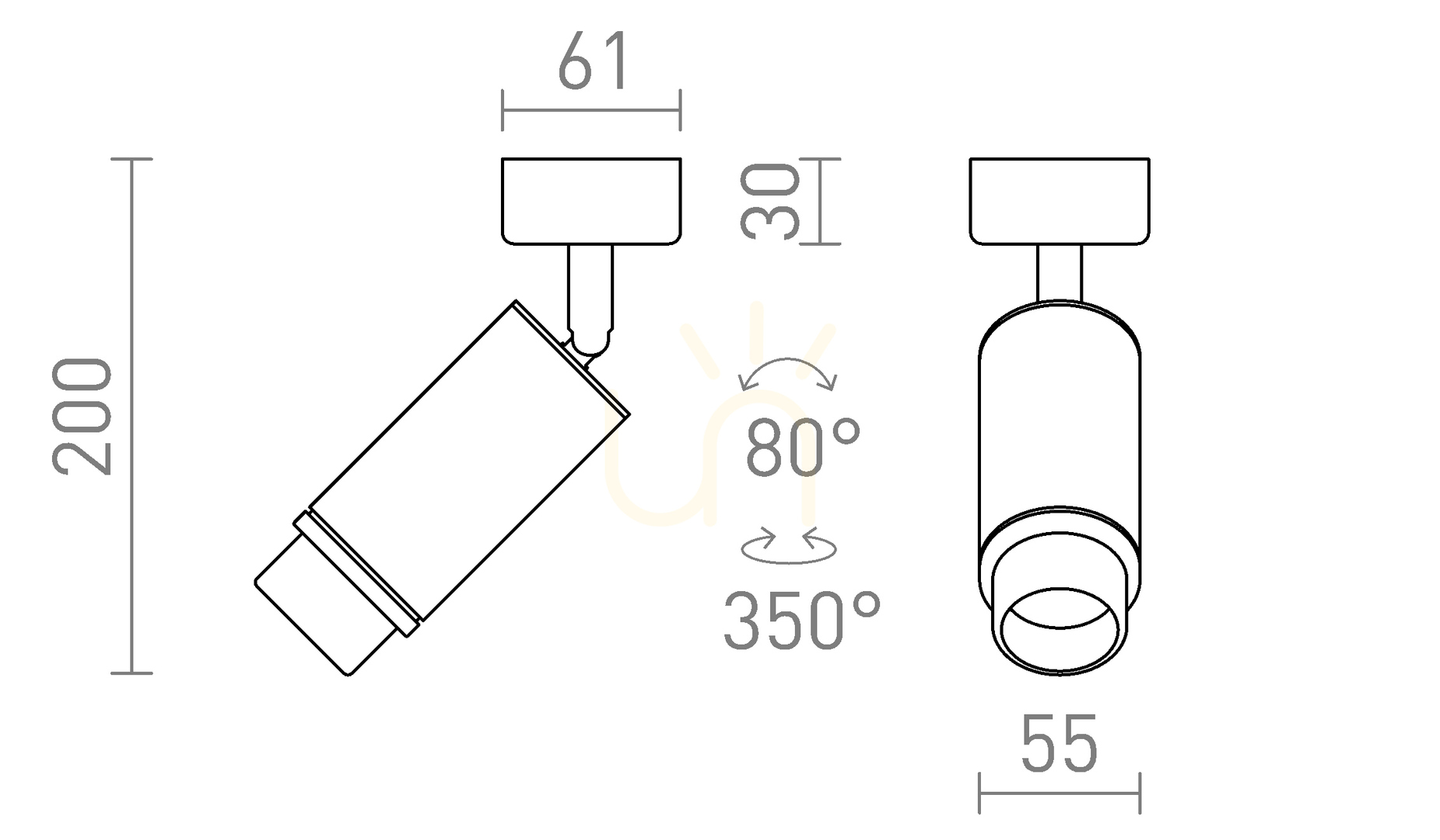 Zobacz Spot Rendl Optimus 2 czarny GU10 LED 9 W 230 V R14615 Spot Rendl Optimus 2 czarny GU10 LED 9 W 230 V R14615