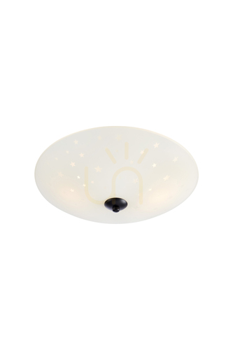 Sprawdź Plafon Markslojd Zia biały 2xE27 szkło 36 cm 109129