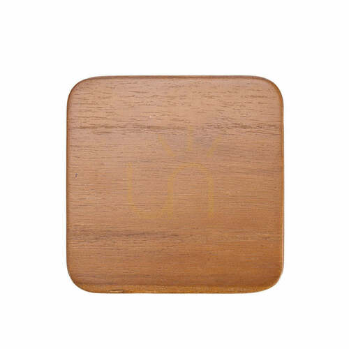 Sprawdź Podkładka materiałowa BAZAR BIZAR gładka średni brąz 10x10 cm
