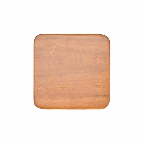 Sprawdź Podstawka materiałowa BAZAR BIZAR mahoń 10x10 cm