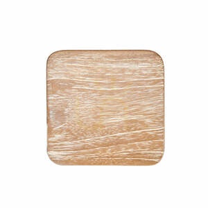 Podstawka materiałowa BAZAR BIZAR biała rustykalna 10x10 cm 0 Podstawka materiałowa BAZAR BIZAR biała rustykalna 10x10 cm small 0