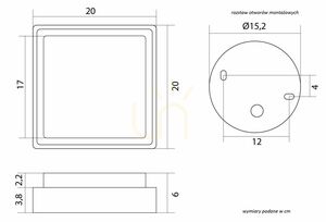 Plafon zewnętrzny LED SU-MA ciemny popiel IP65 BN-KW200-PIR small 3