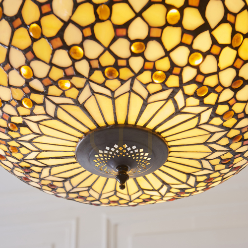 Sprawdź Lampa Wisząca Tiffany Interiors Mille Feux Wielokolorowa 3xE27 45 cm 111882