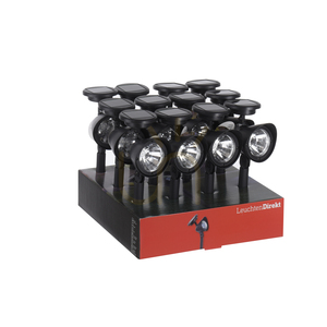 Lampa Ogrodowa LEKU-SOL 19102-18 Czarny 3xLED small 10