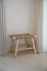Taboret z trawy morskiej Porto naturalny M BAZAR BIZAR Best Seller small 1