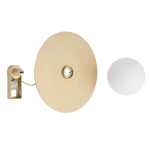 Kinkiet SATURN M 12604 Szczotkowane Złoto G9 - Nowodvorski small 7