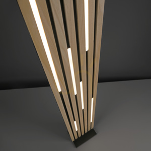 Lampa Podłogowa Q-AKUSTIK 822-79 Drewno 1xLED 12 Lampa Podłogowa Q-AKUSTIK 822-79 Drewno 1xLED small 12