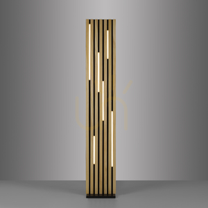 Lampa Podłogowa Q-AKUSTIK 822-79 Drewno 1xLED 16 Lampa Podłogowa Q-AKUSTIK 822-79 Drewno 1xLED small 16
