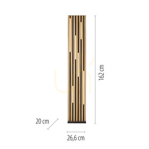Lampa Podłogowa Q-AKUSTIK 822-79 Drewno 1xLED 8 Lampa Podłogowa Q-AKUSTIK 822-79 Drewno 1xLED small 8