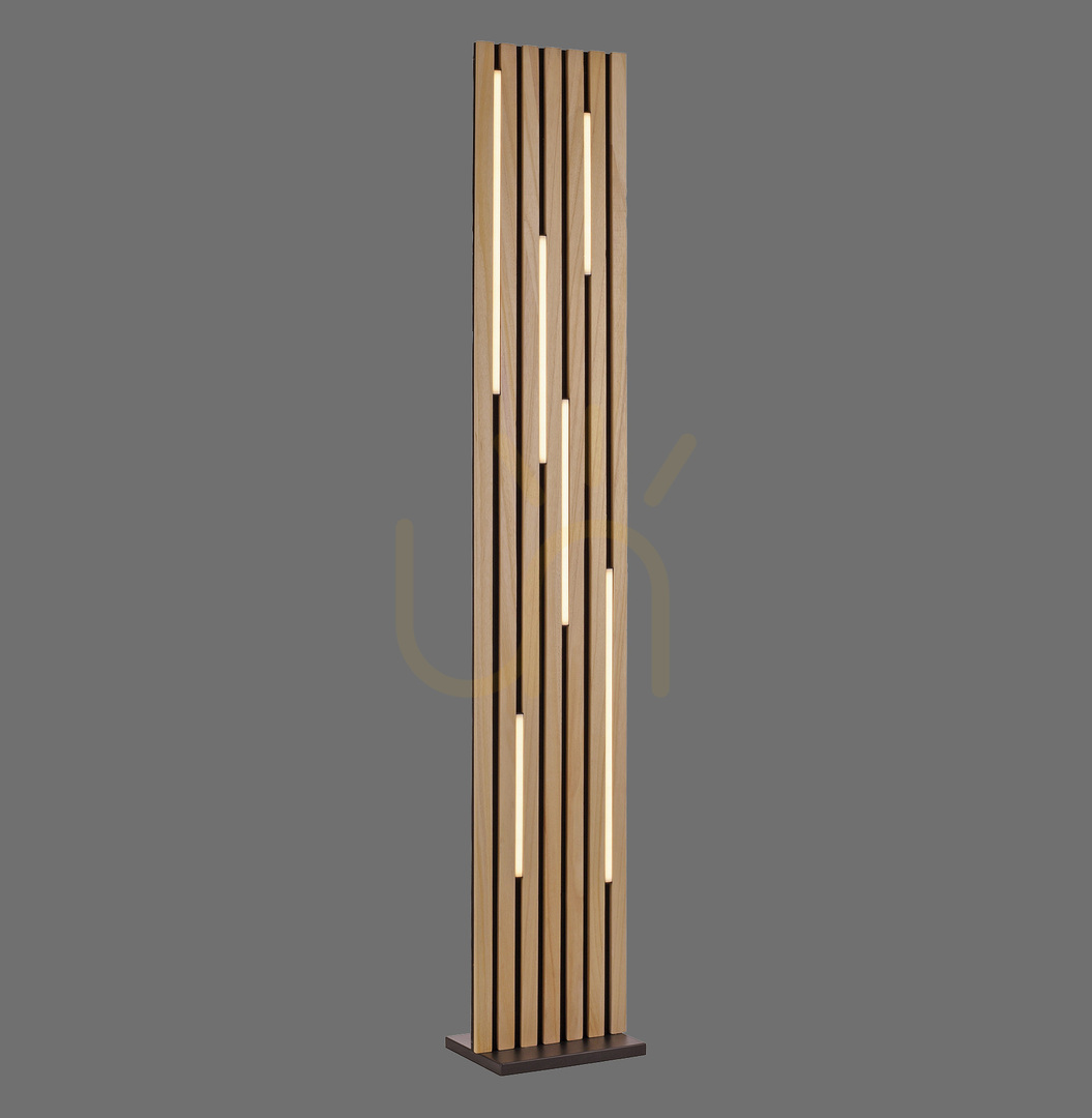Sprawdź Lampa Podłogowa Q-AKUSTIK 822-79 Drewno 1xLED Lampa Podłogowa Q-AKUSTIK 822-79 Drewno 1xLED