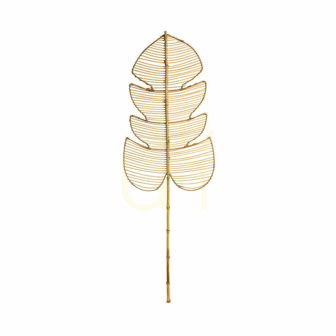 Sprawdź Dekoracja ścienna Monstera z rattanu BAZAR BIZAR naturalna 120 cm Dekoracja ścienna Monstera z rattanu BAZAR BIZAR naturalna 120 cm