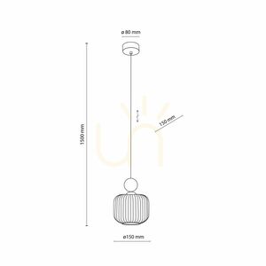 Ballo Lampa Wisząca 1 Xe14 small 10